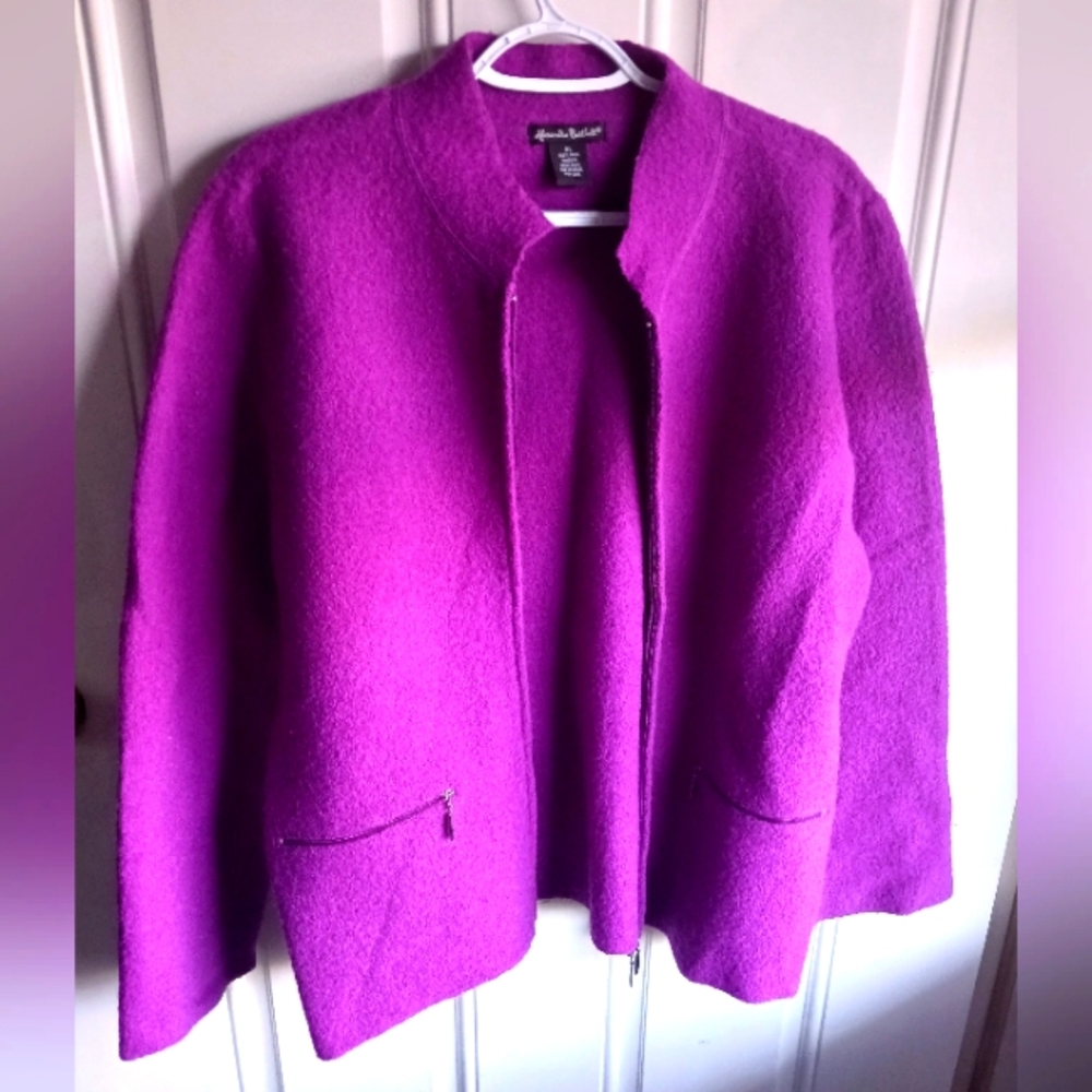 Ladies purple Alexandra Bartlett jacket, size xl